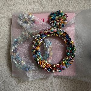 Stella & Dot Sequin Oh Ya Statement Earrings Limited Edition